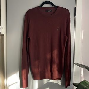 All Saints crew logo  sweater, size M